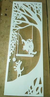 Покраска декоративных перегородок Покраска декоративных перегородок